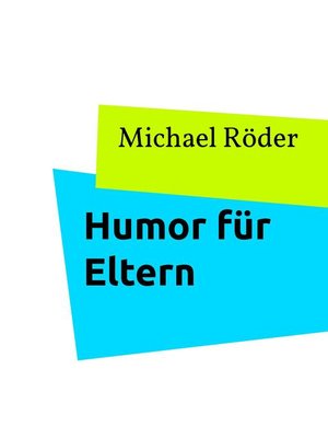 cover image of Humor für Eltern
